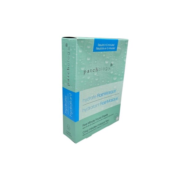 8 Pack Patchology FlashMasque Hydrate 5 Minute Sheet Mask Hyaluronic Acid Sheets - Picture 3 of 9